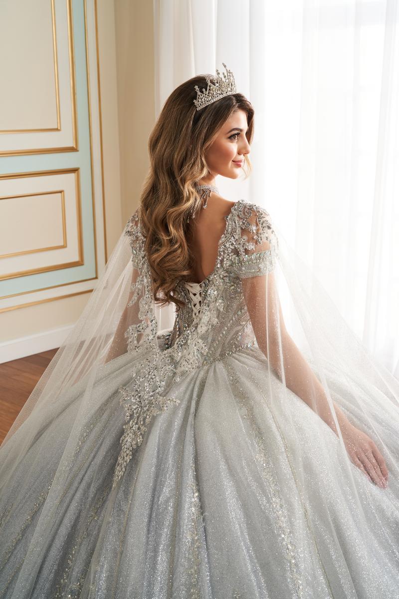 Princesa by Ariana Vara Dress PR30173CAPE - Image 4