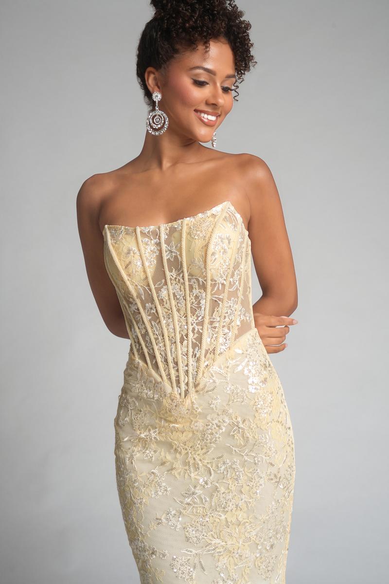 PS I Love You by Portia & Scarlett X0082 Prom Dress - Image 3