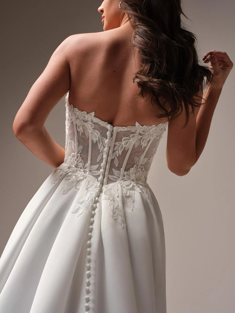 Rebecca Ingram "Sable" Sweetheart A-line Bridal Gown - Image 6