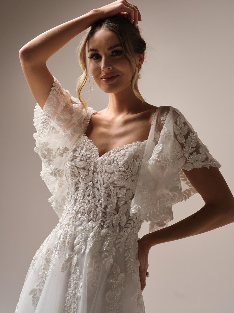 Rebecca Ingram "Carmen" Garden-Inspired A-line Bridal - Image 4
