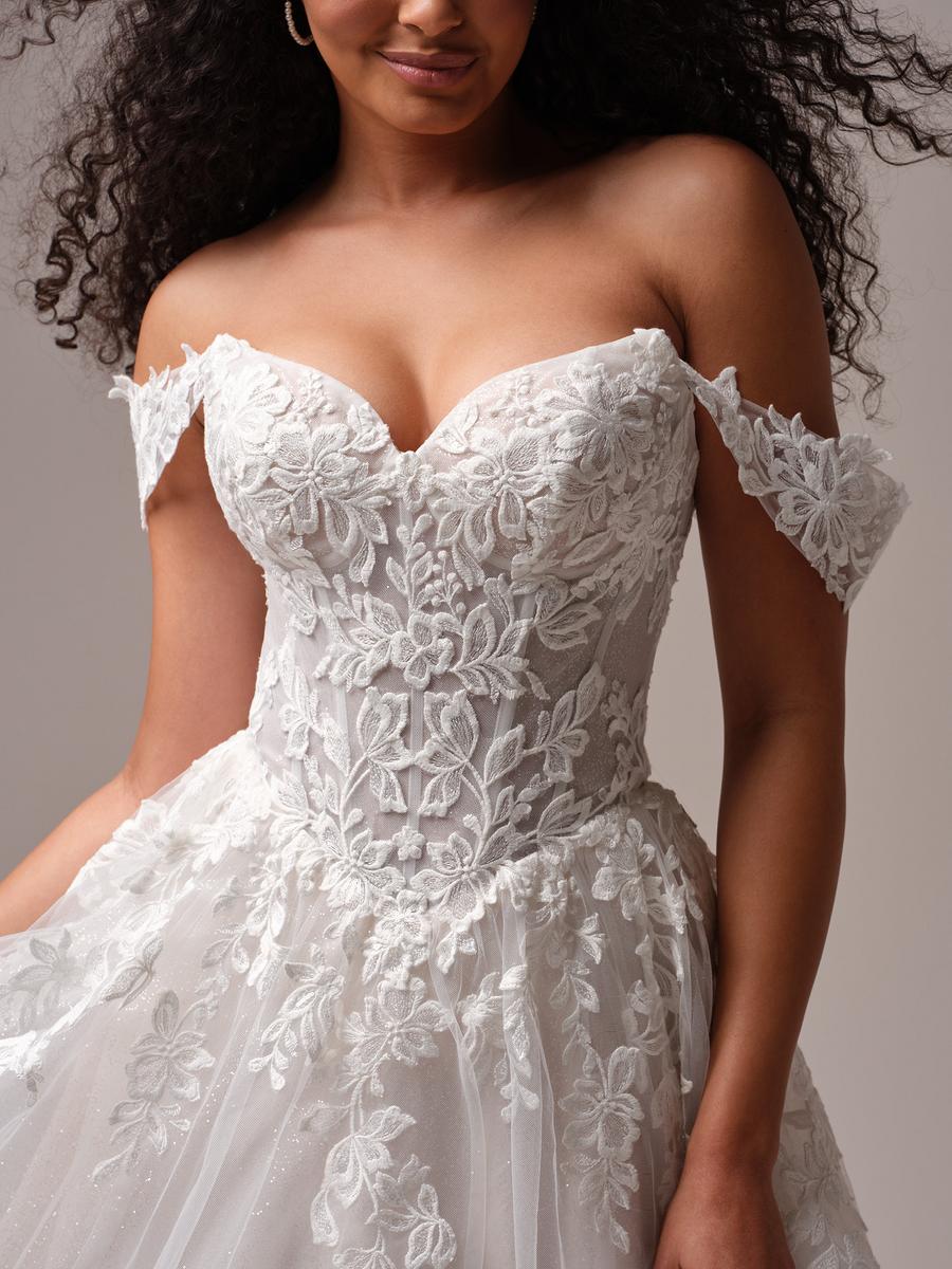 Rebecca Ingram "Paige" Strapless A-line Bridal Gown - Image 7