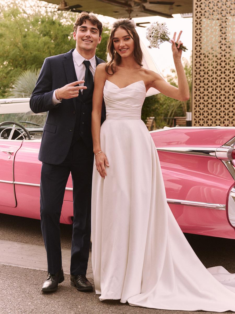 Rebecca Ingram "Ethelinda" Short Bridal Gown 24RS827 - Image 6