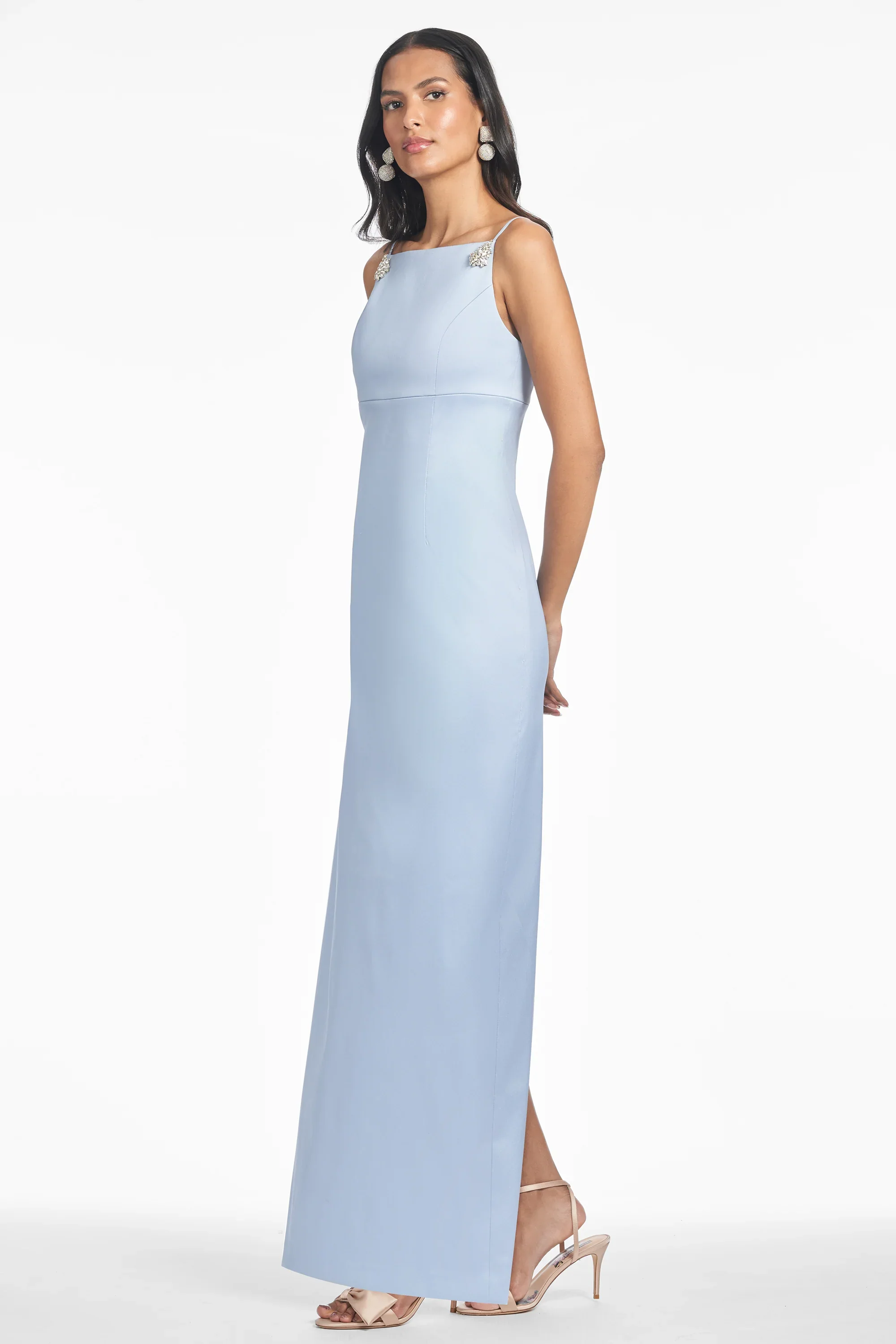 Sachin & Babi "Pryce" High Neck Column Gown - Image 3