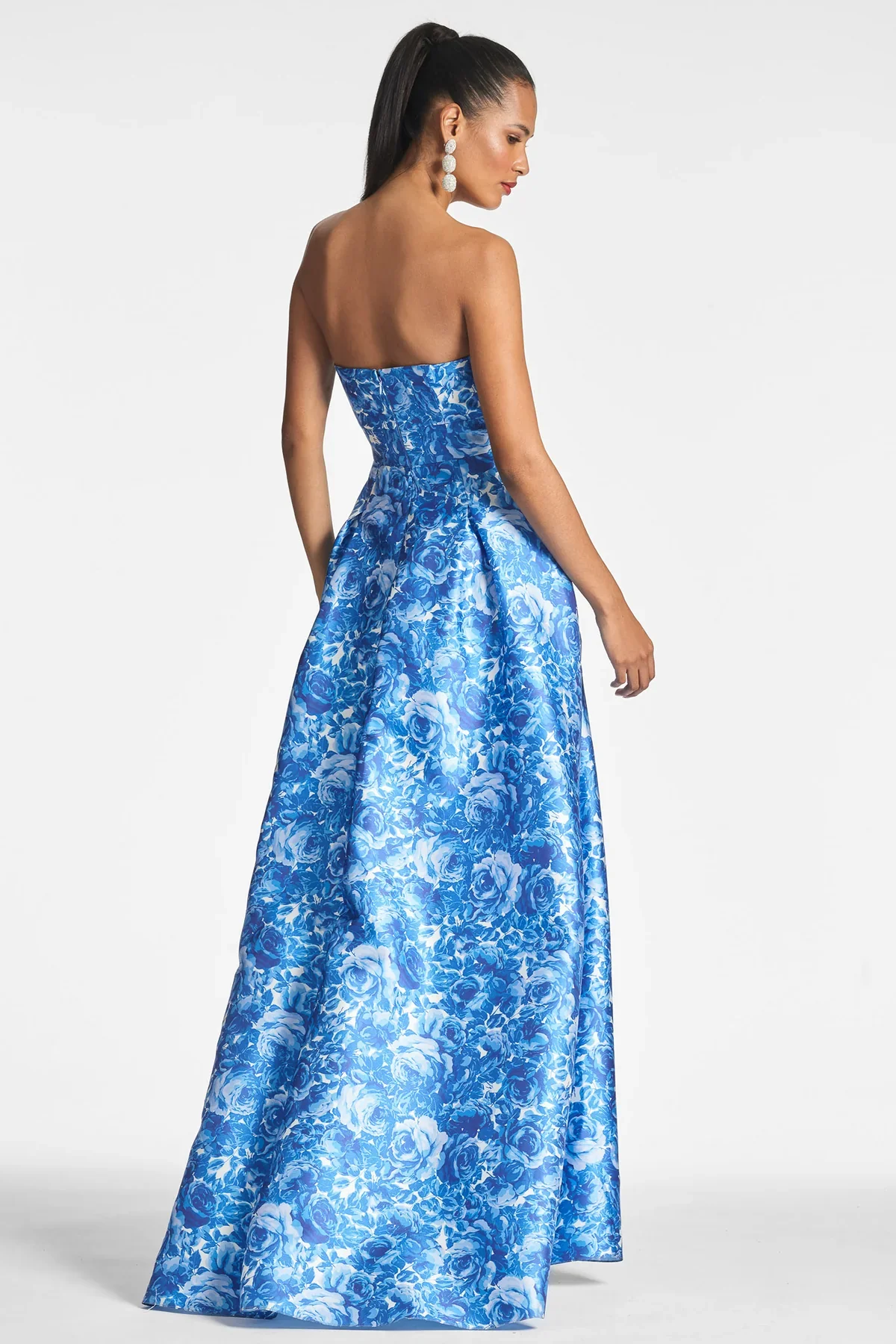 Sachin & Babi Strapless Floral "Giovanna" Dress - Image 5
