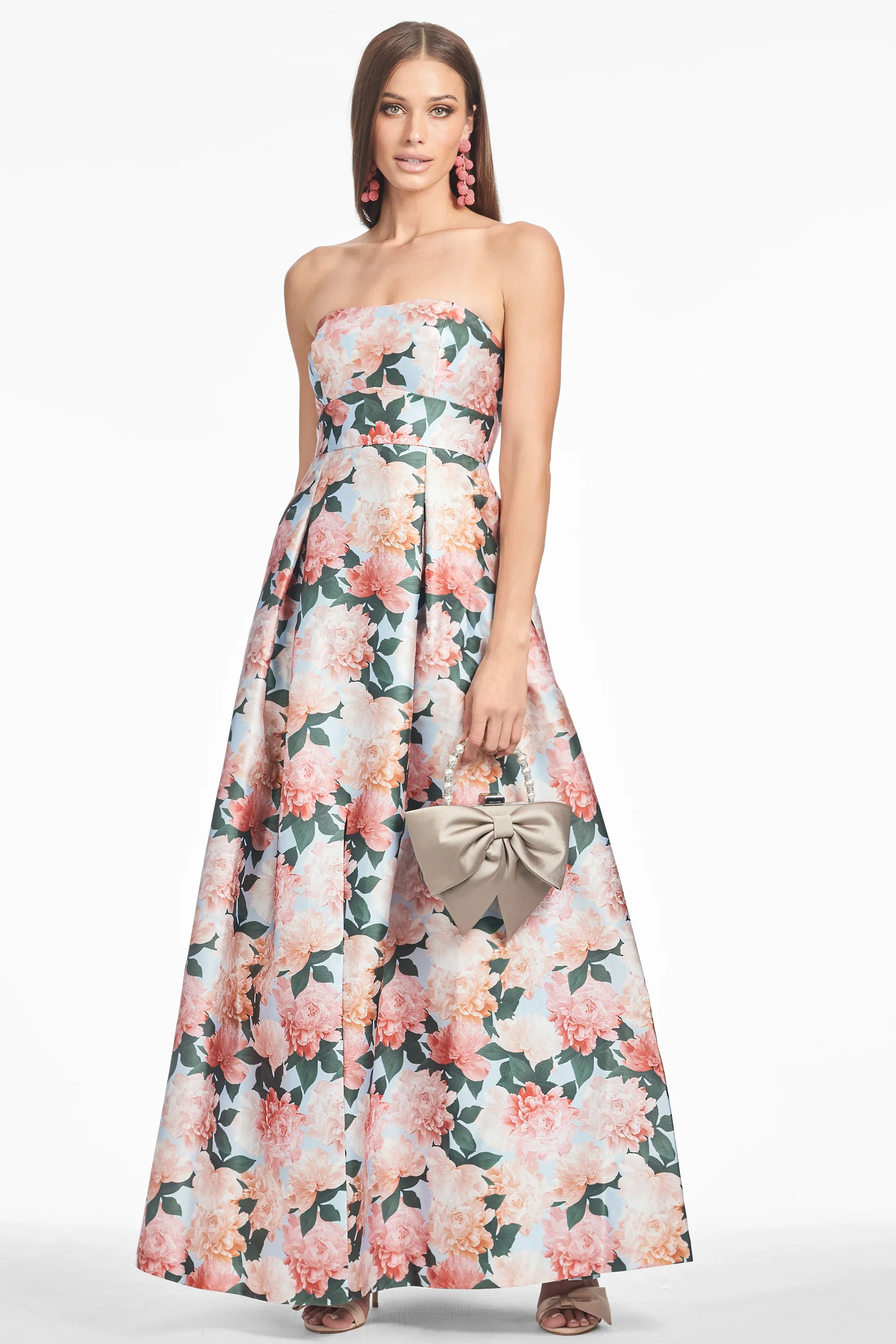 Sachin & Babi Strapless Floral "Giovanna" Dress - Image 7