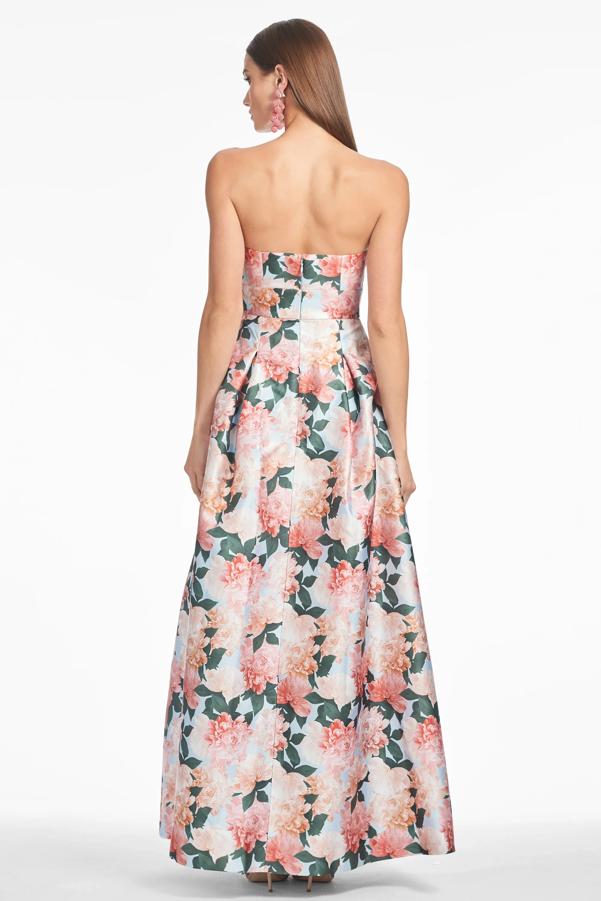 Sachin & Babi Strapless Floral "Giovanna" Dress - Image 9