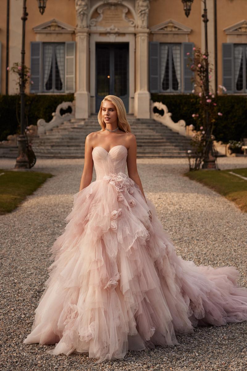 Sherri Hill Blush Bridal Gown 81143 - Image 11