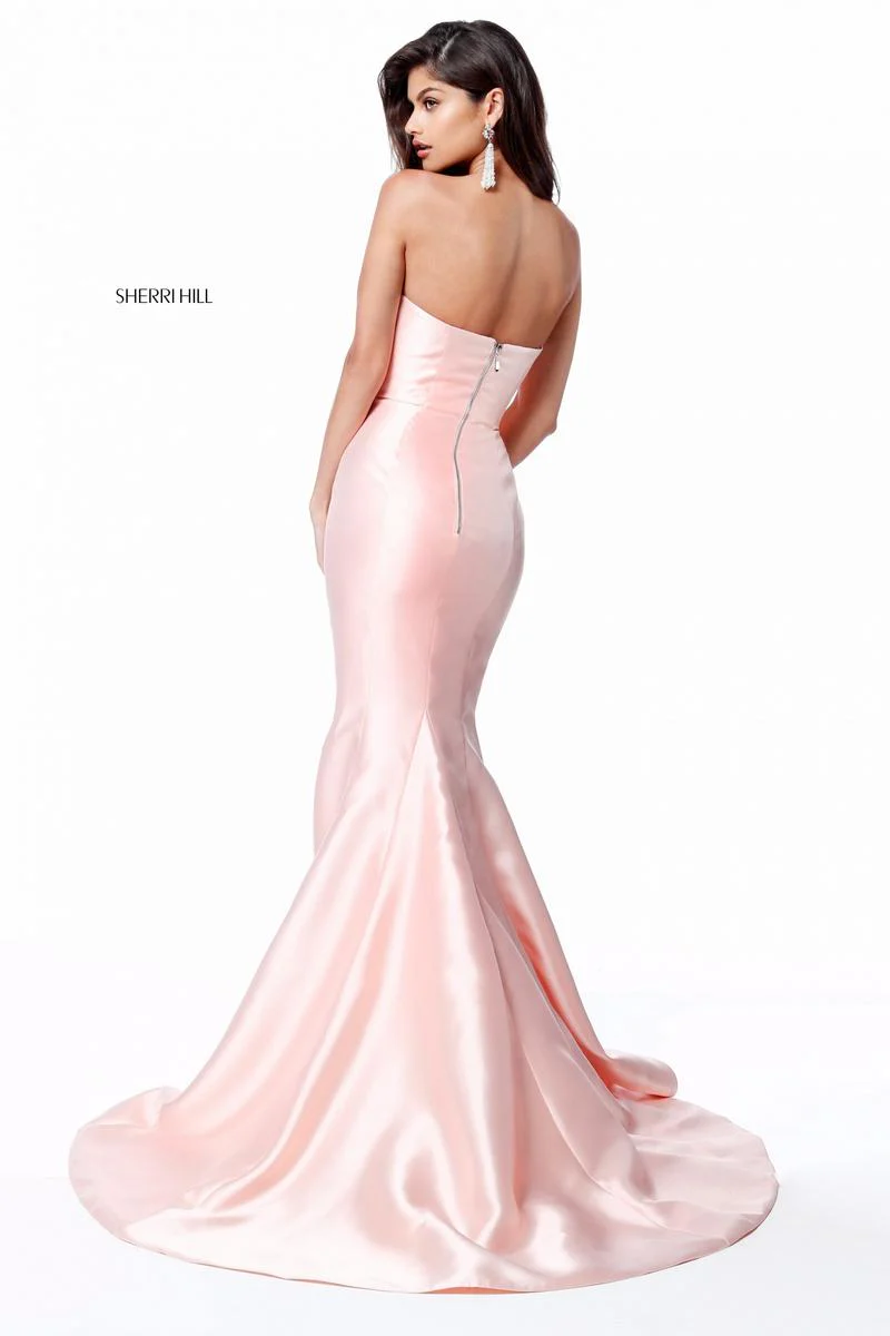 Sherri Hill Strapless Mikado Prom Dress 51671 - Image 8