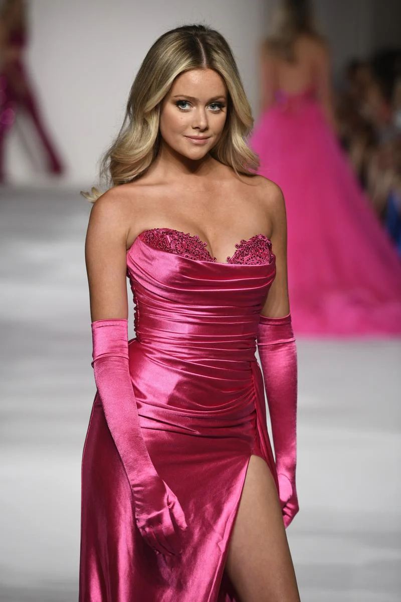 Sherri Hill Long Satin Prom Dress 55230 - Image 6