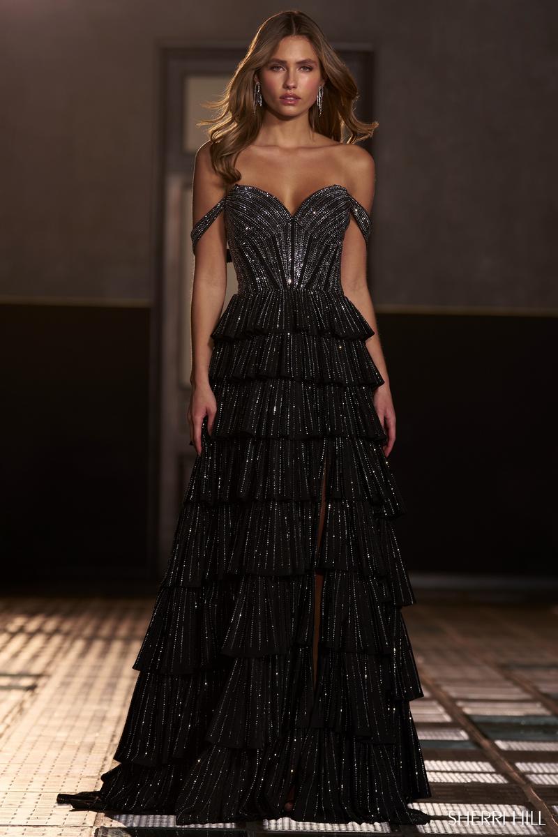 Sherri Hill A-line Corset Gown 56675 - Image 4