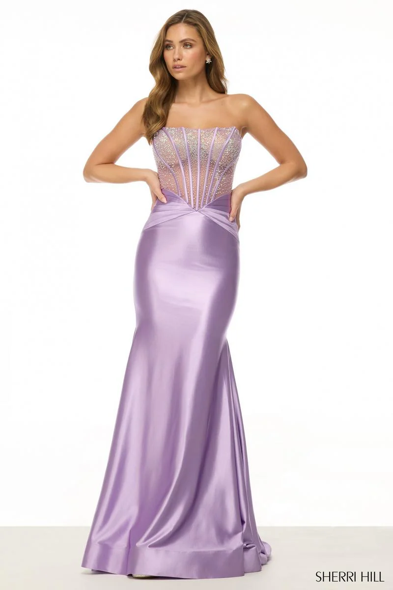 Sherri Hill Exposed Boning Prom Dress 57071 - Image 3