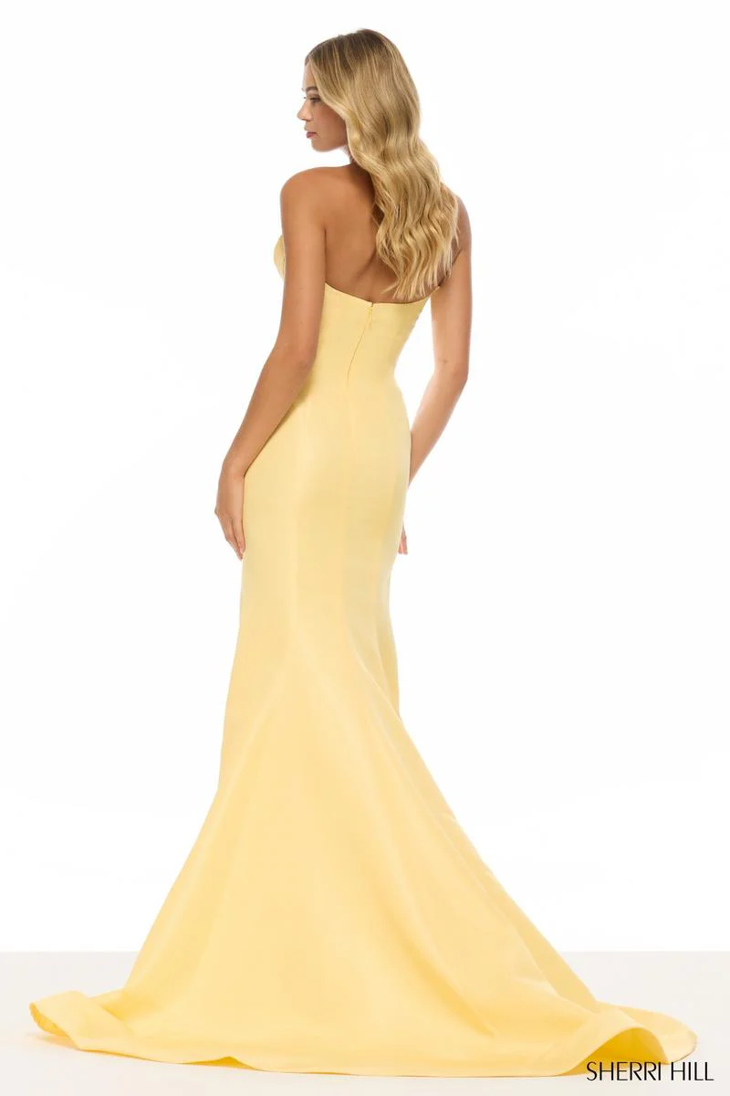 Sherri Hill Tight Strapless Prom Dress 57576 - Image 2