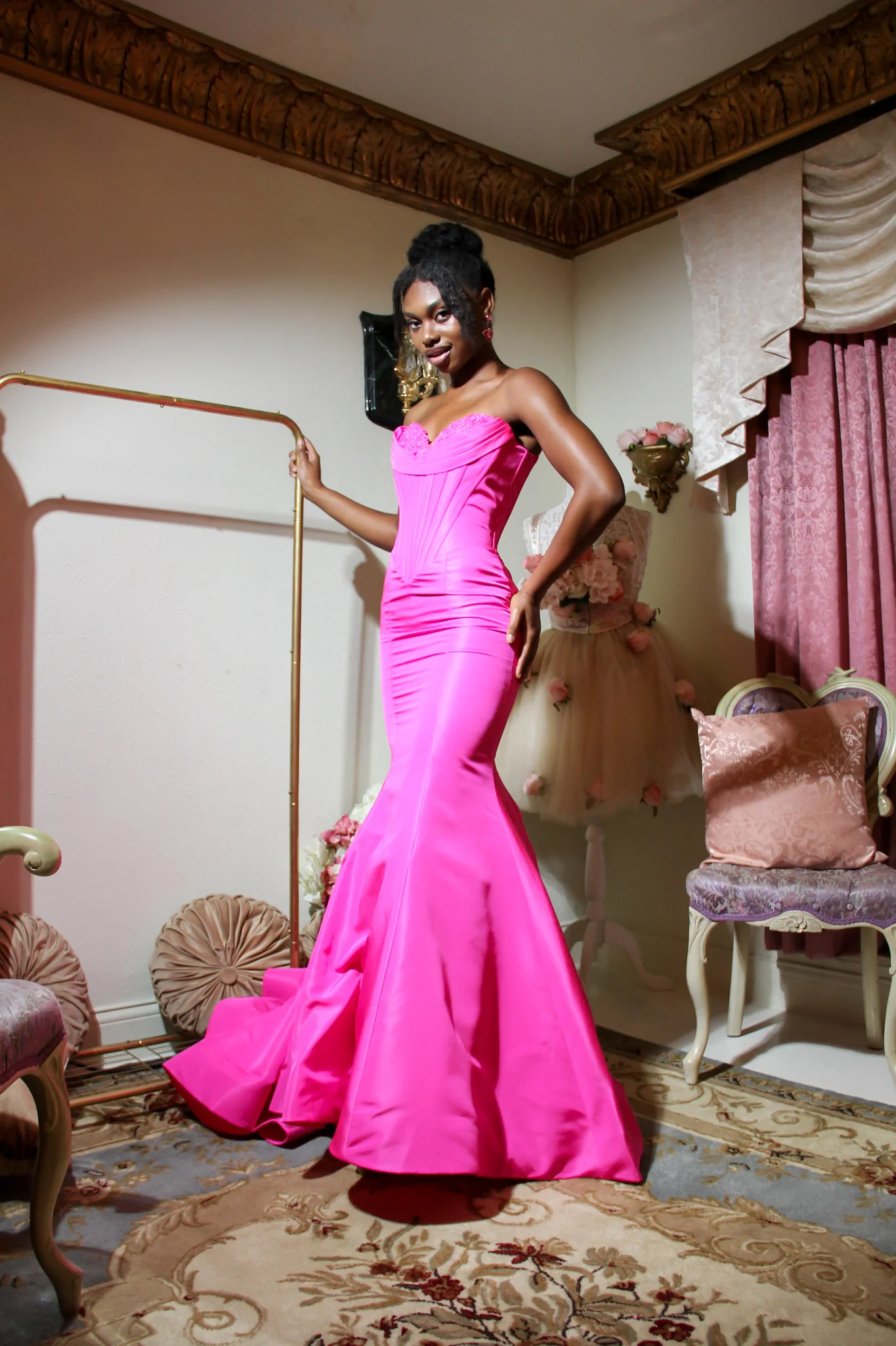Sherri Hill Strapless Corset Mermaid Prom Dress 57626 - Image 7