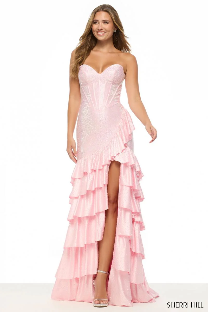 Sherri Hill Hot Stone Corset Prom Dress 57695