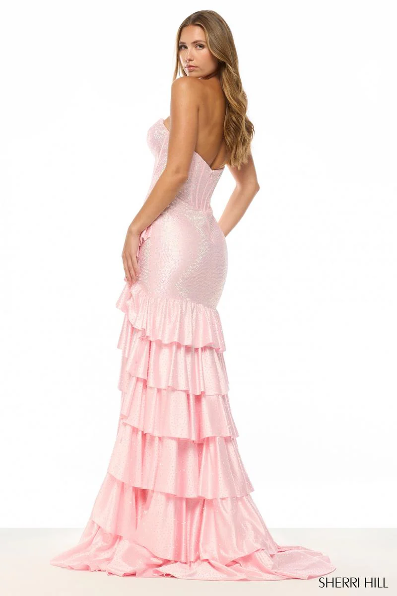 Sherri Hill Hot Stone Corset Prom Dress 57695 - Image 2