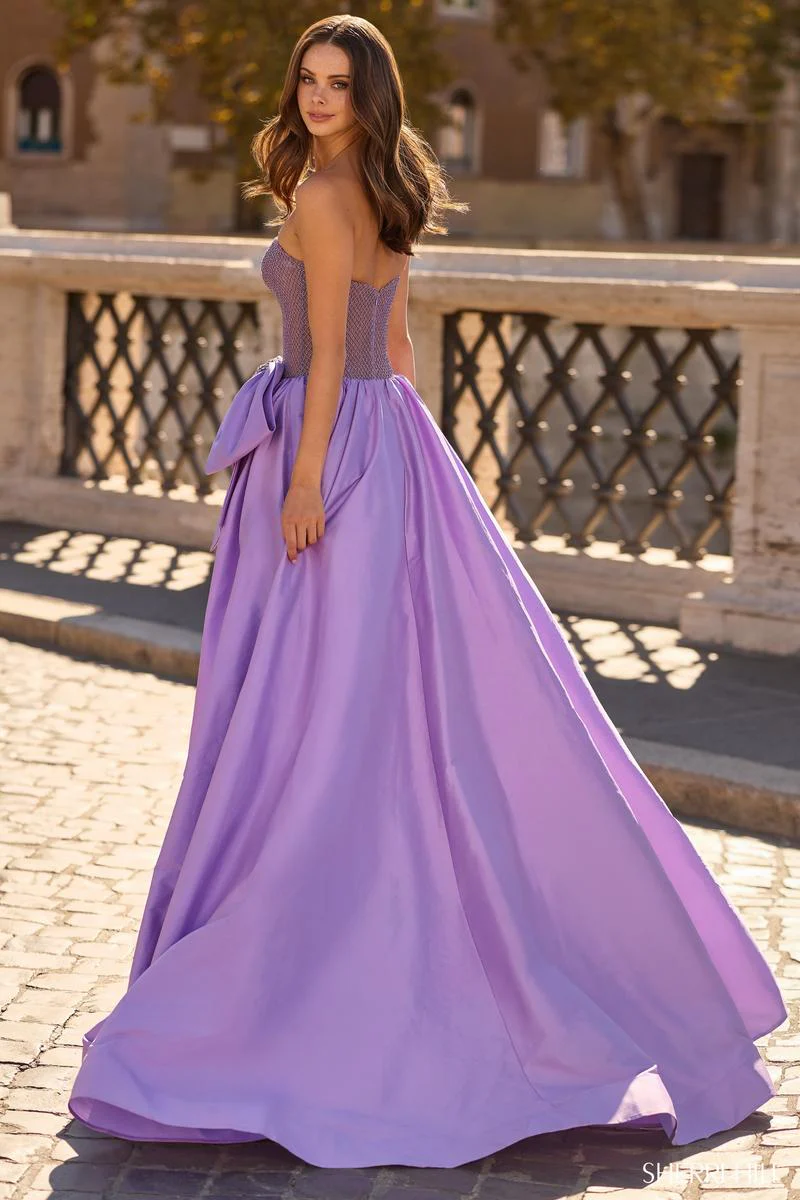 Sherri Hill Strapless Taffeta Pageant Dress 67170 - Image 2