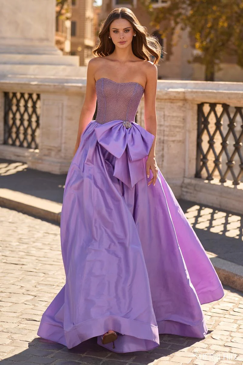 Sherri Hill Strapless Taffeta Pageant Dress 67170 - Image 3