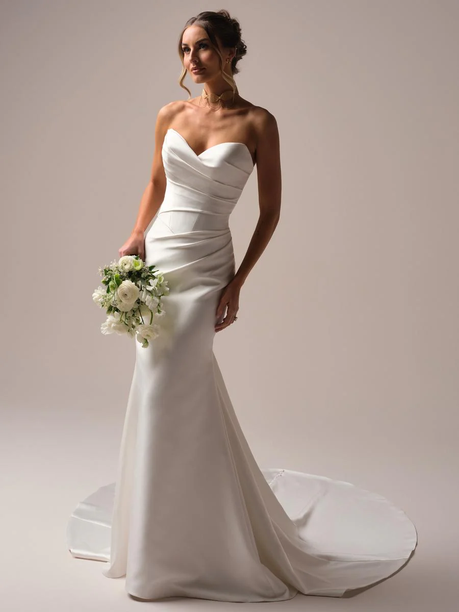 Sottero & Midgley "Giselle Lane" Luxe Satin Mermaid Bridal Gown - Image 3