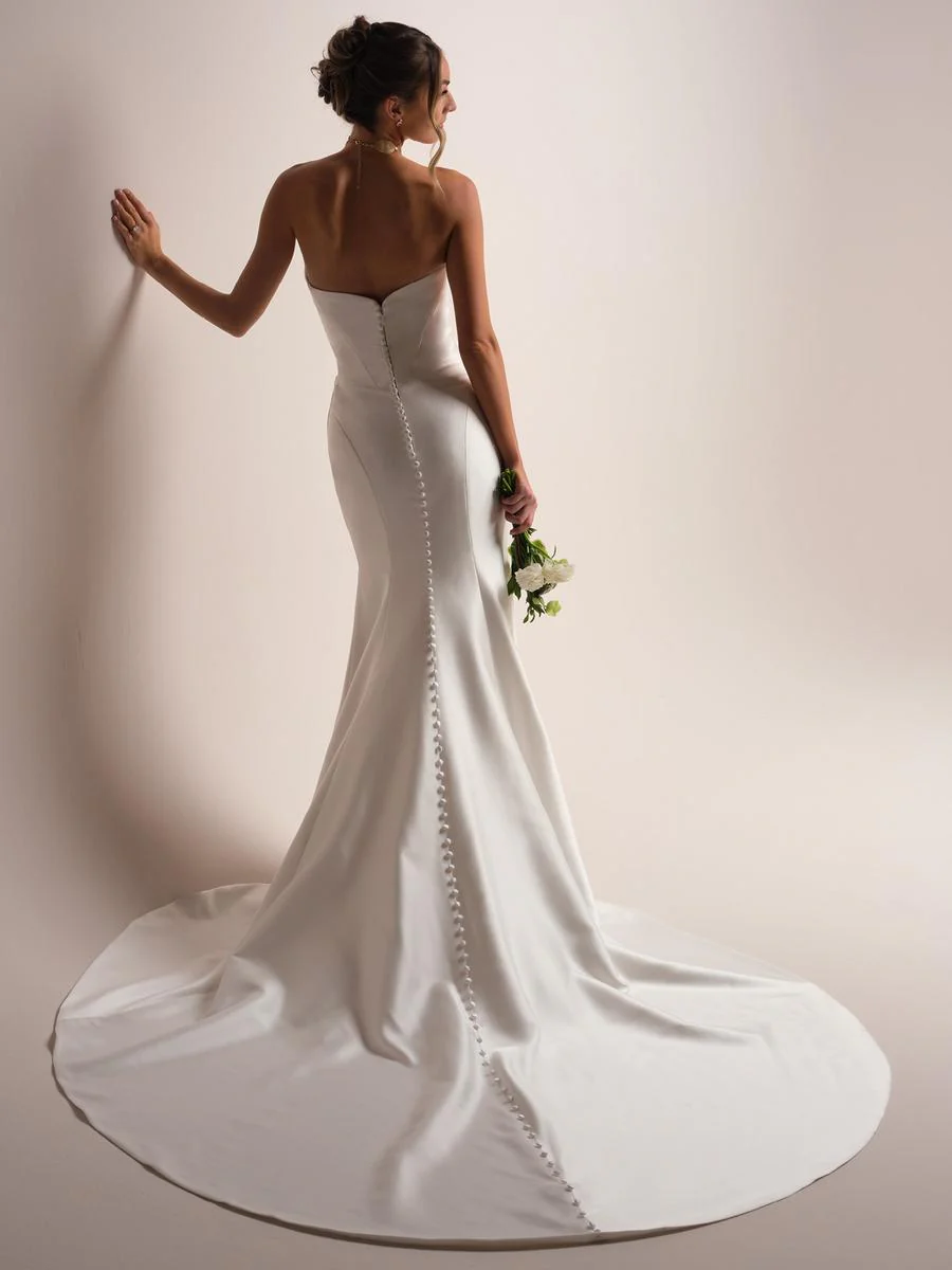 Sottero & Midgley "Giselle Lane" Luxe Satin Mermaid Bridal Gown - Image 4