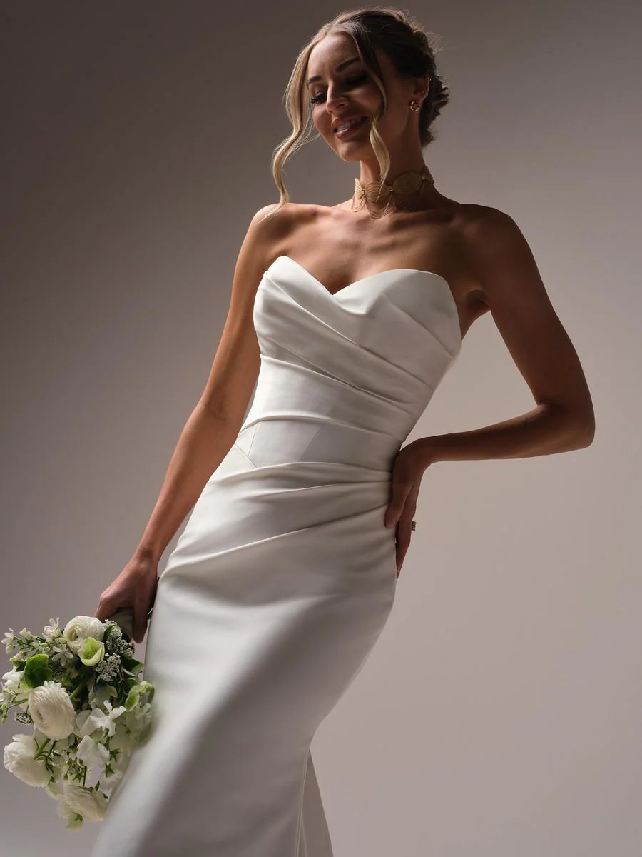 Sottero & Midgley "Giselle Lane" Luxe Satin Mermaid Bridal Gown - Image 5