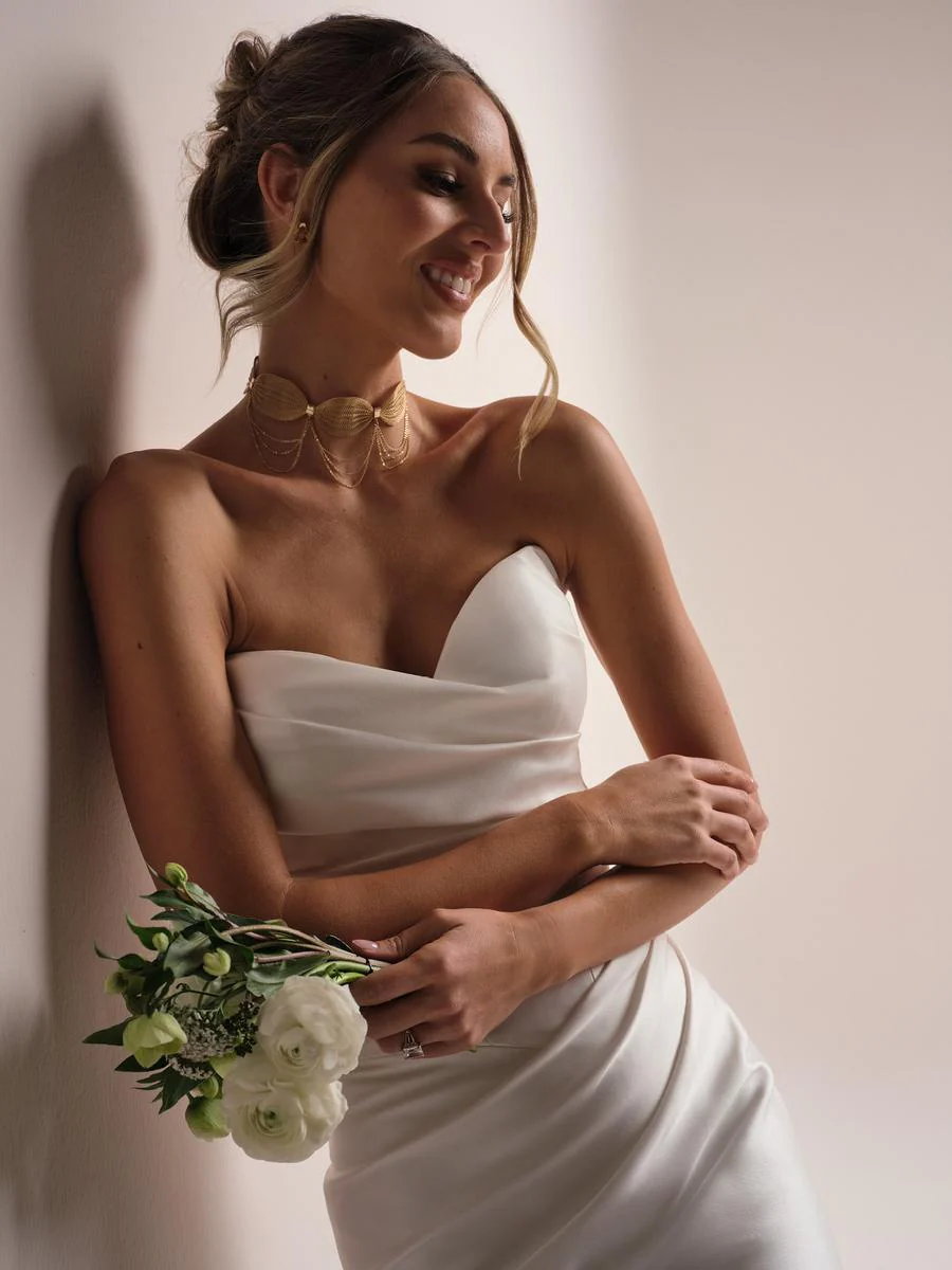 Sottero & Midgley "Giselle Lane" Luxe Satin Mermaid Bridal Gown - Image 6