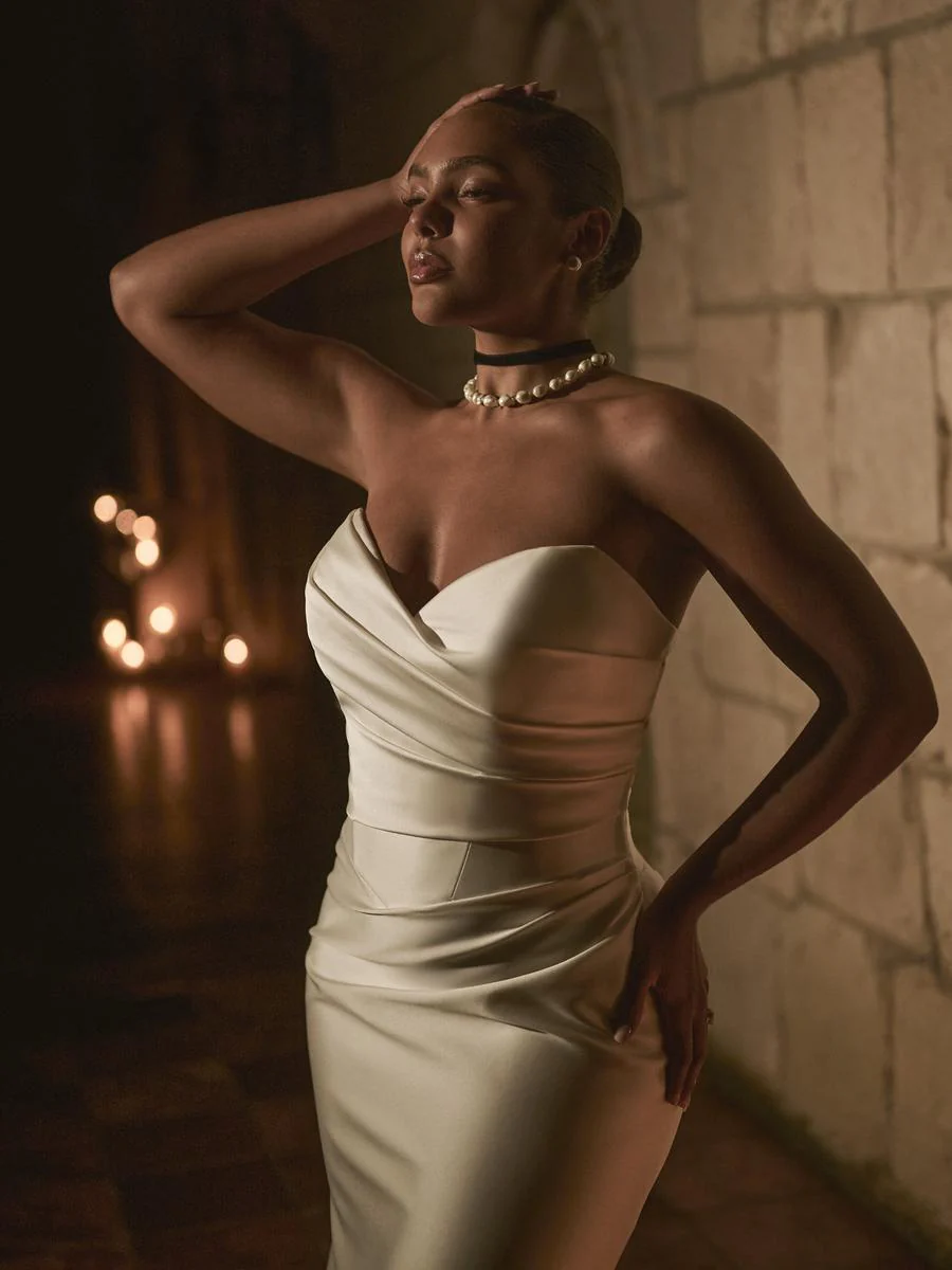 Sottero & Midgley "Giselle Lane" Luxe Satin Mermaid Bridal Gown - Image 7