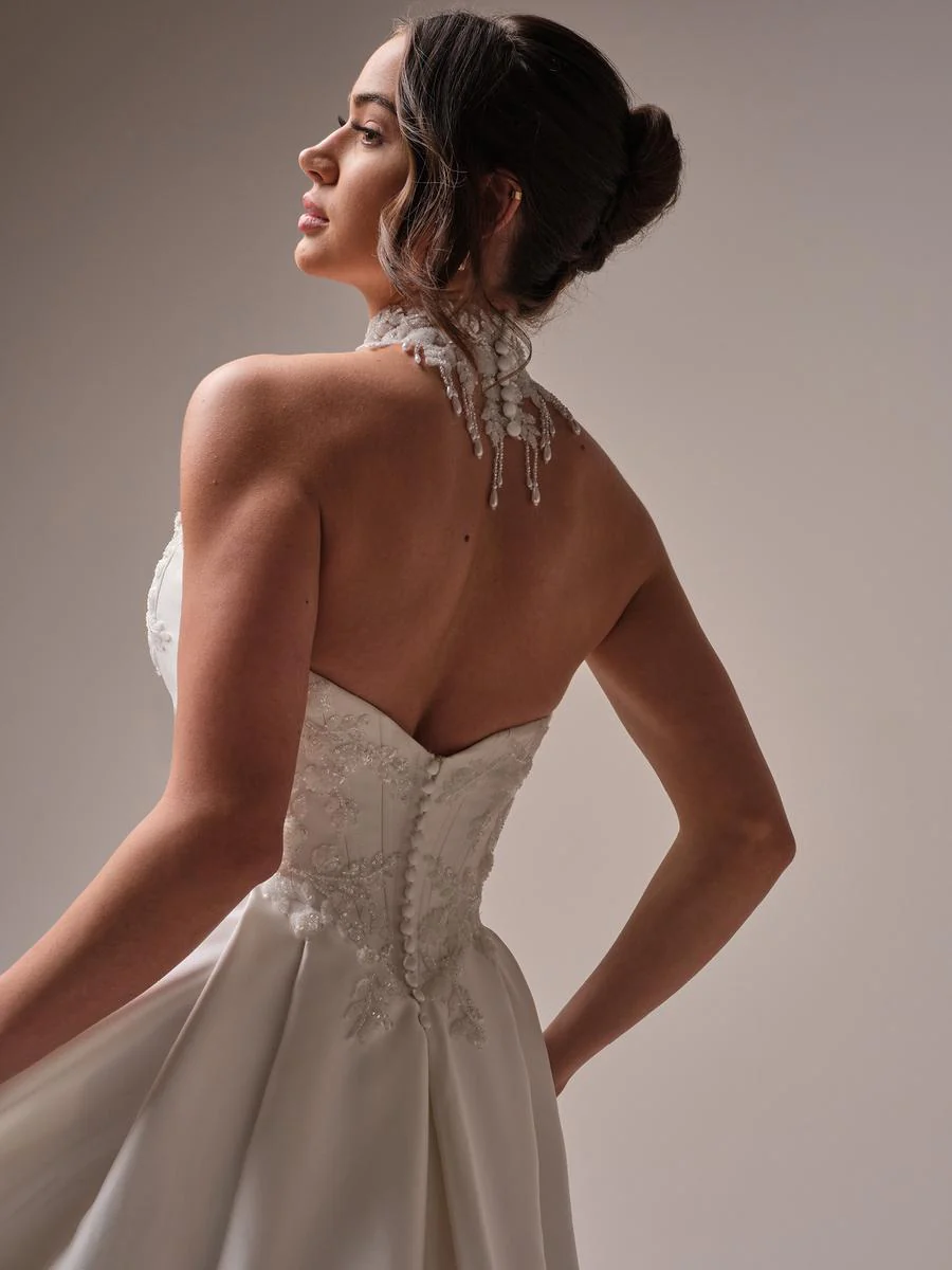 Sottero & Midgley "Amadora" European Cat-Eye Bridal Gown - Image 4