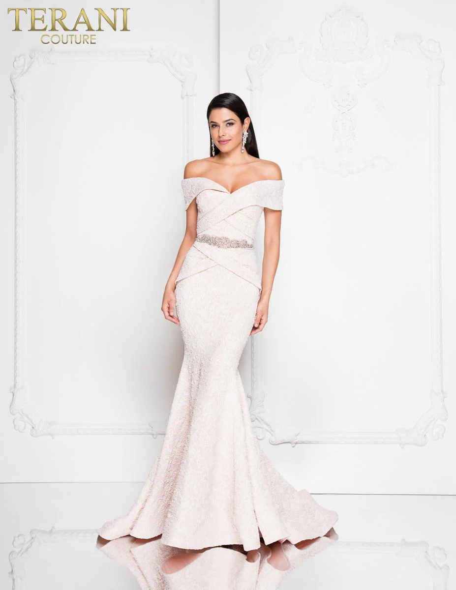 Terani Mother of the Bride Dress 1812M6657 - Image 9