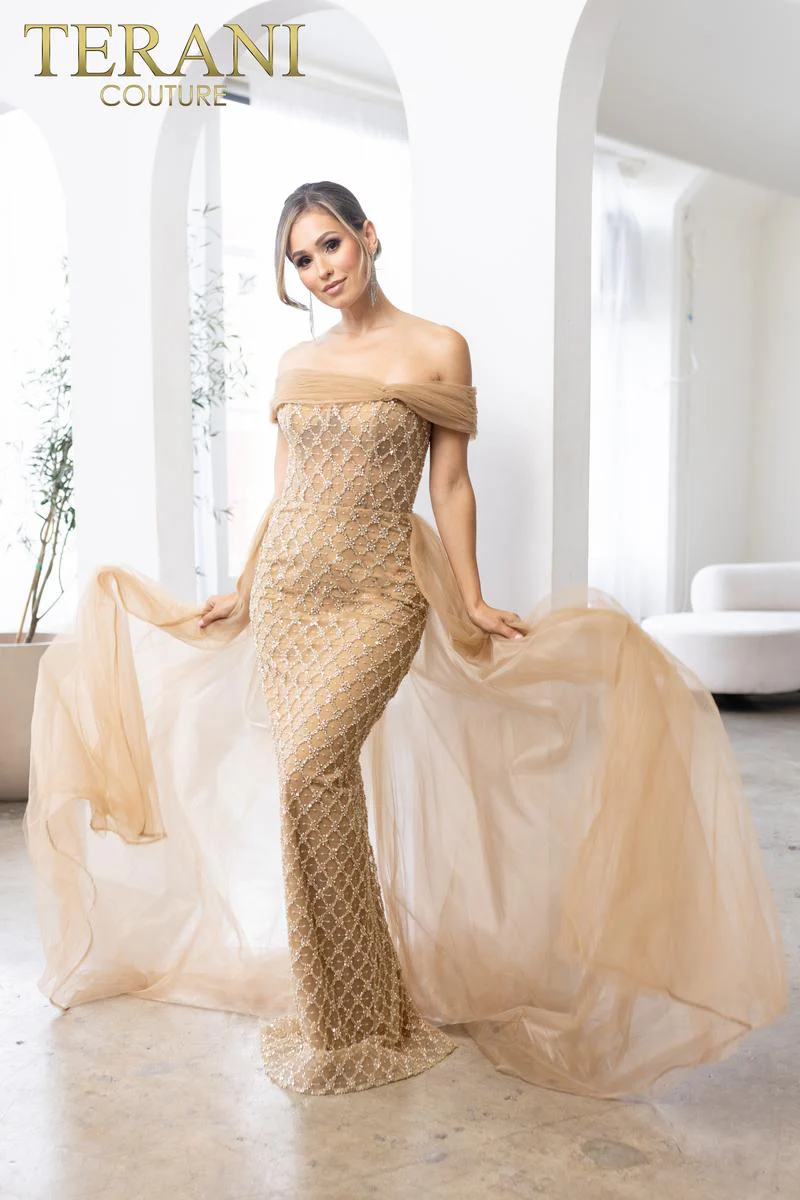 Terani Mother of the Bride Dress 241M2706 - Image 3