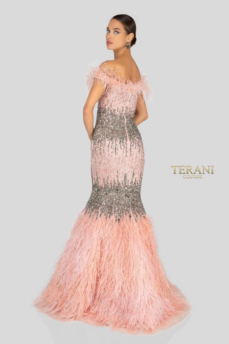 Terani Beaded Evening Gown 1911GL9512 - Image 2