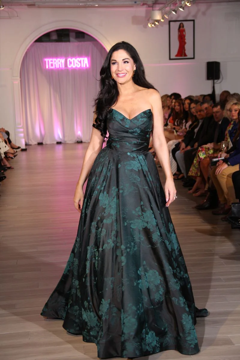 Terry Costa Exclusive Floral Print Dress 20213
