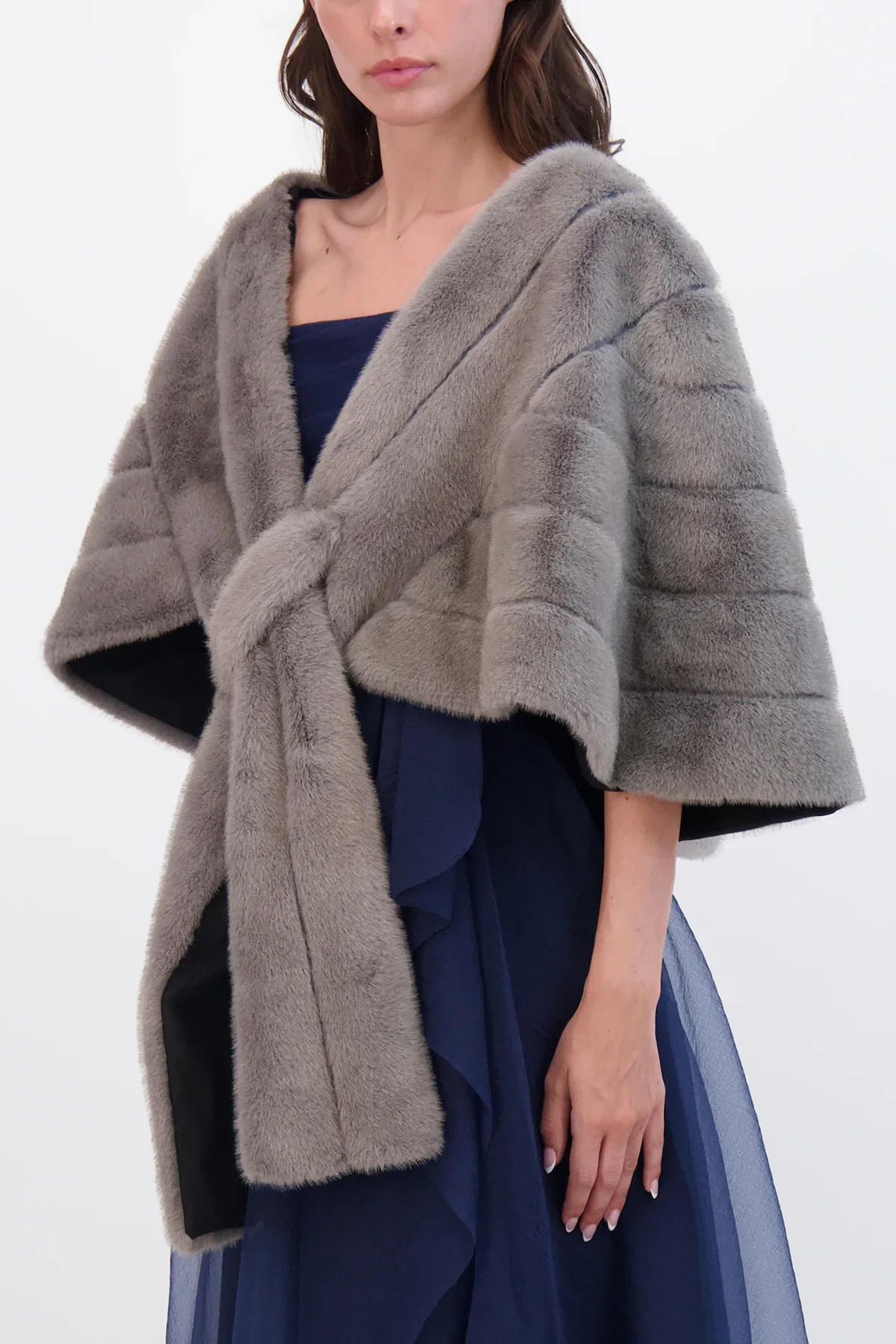 Theia Faux Fur Mink Stole 8890011 - Image 4
