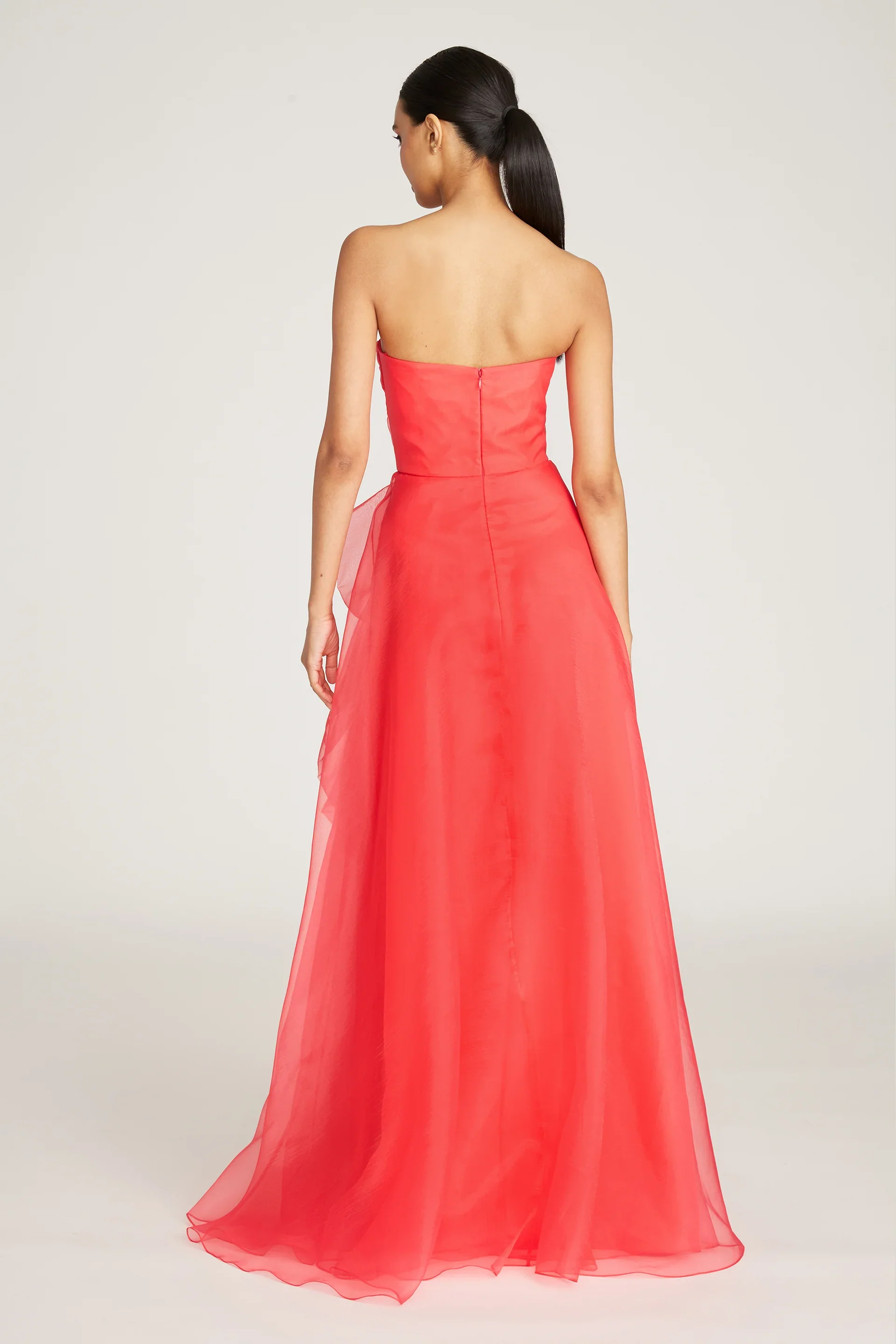 Theia Strapless Draped "Teresa" Evening Gown 8817572 - Image 12