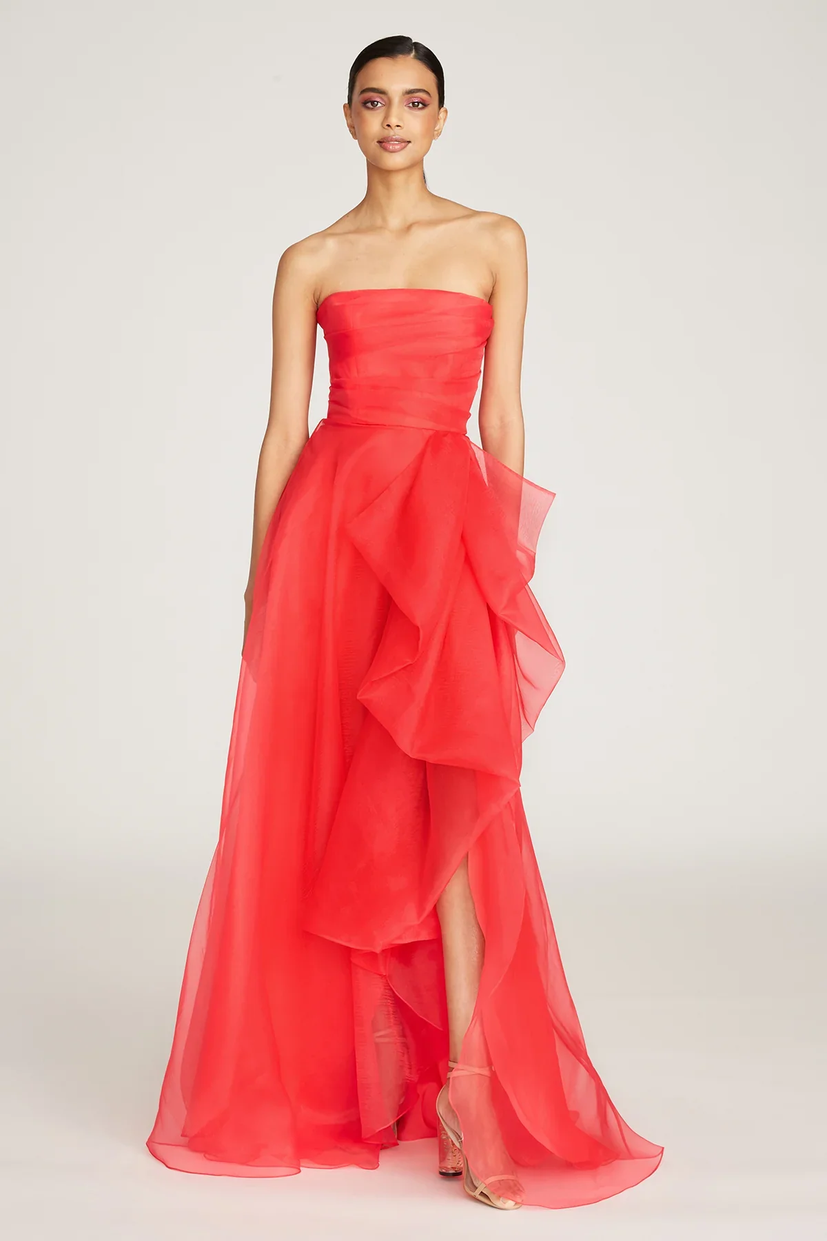 Theia Strapless Draped "Teresa" Evening Gown 8817572 - Image 13