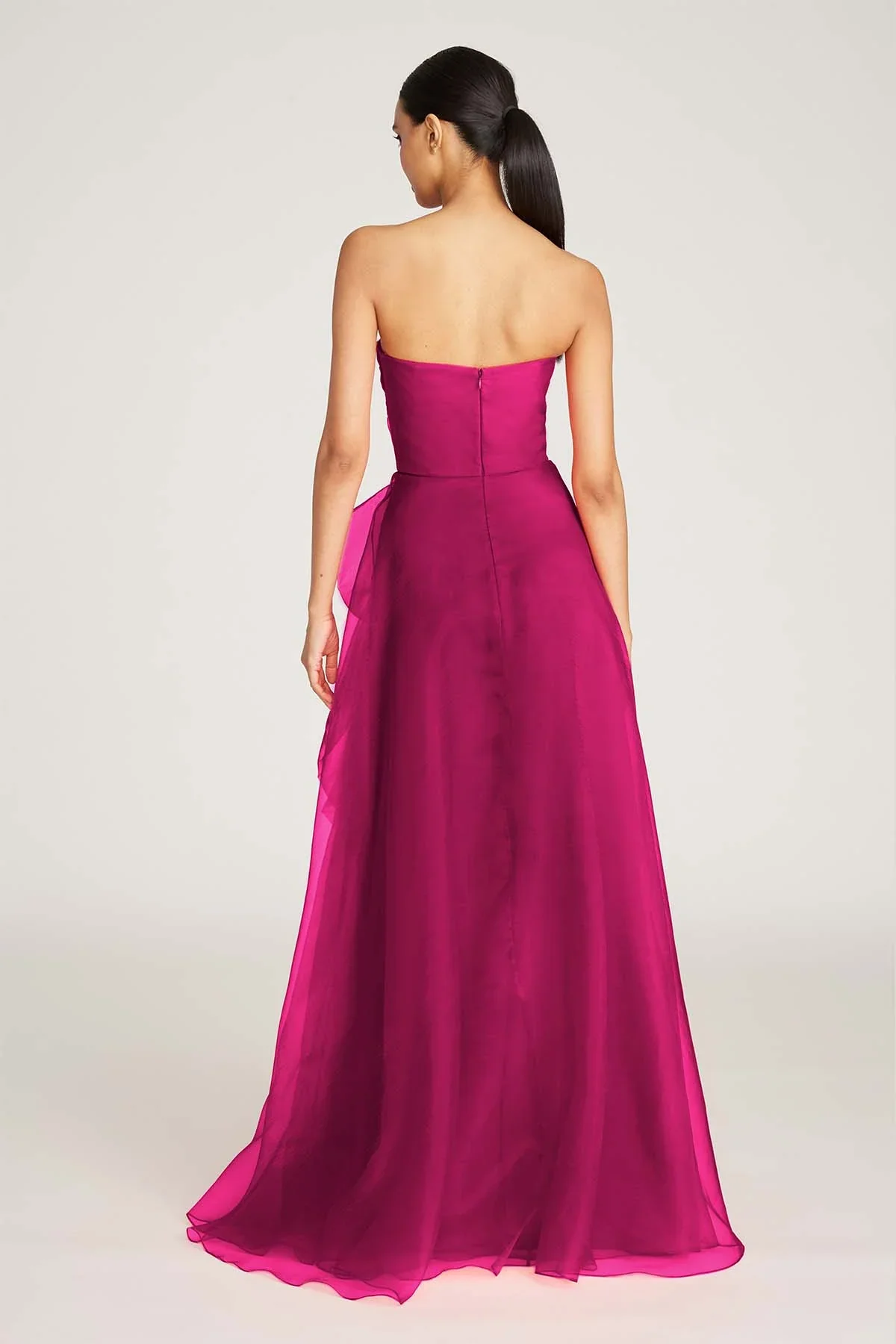 Theia Strapless Draped "Teresa" Evening Gown 8817572 - Image 19