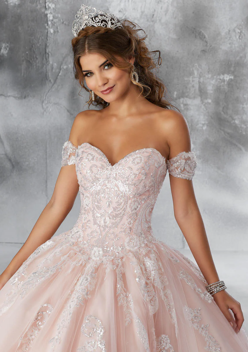 Vizcaya by Morilee Sequin Quince Dress 89196 - Image 6