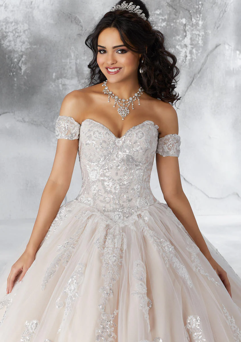Vizcaya by Morilee Sequin Quince Dress 89196 - Image 7