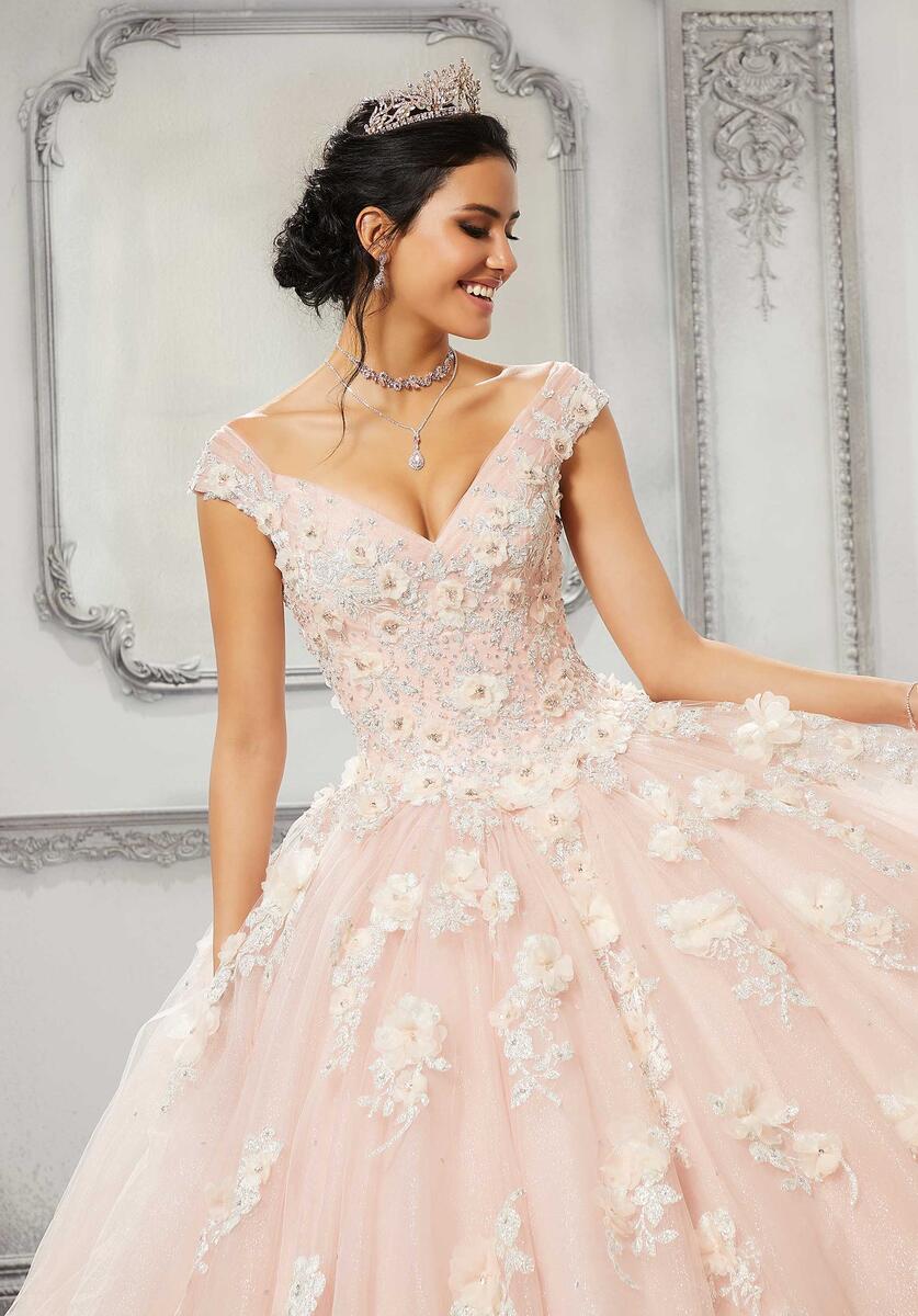 Vizcaya by Morilee Glitter Lace Quince Dress 89316 - Image 5