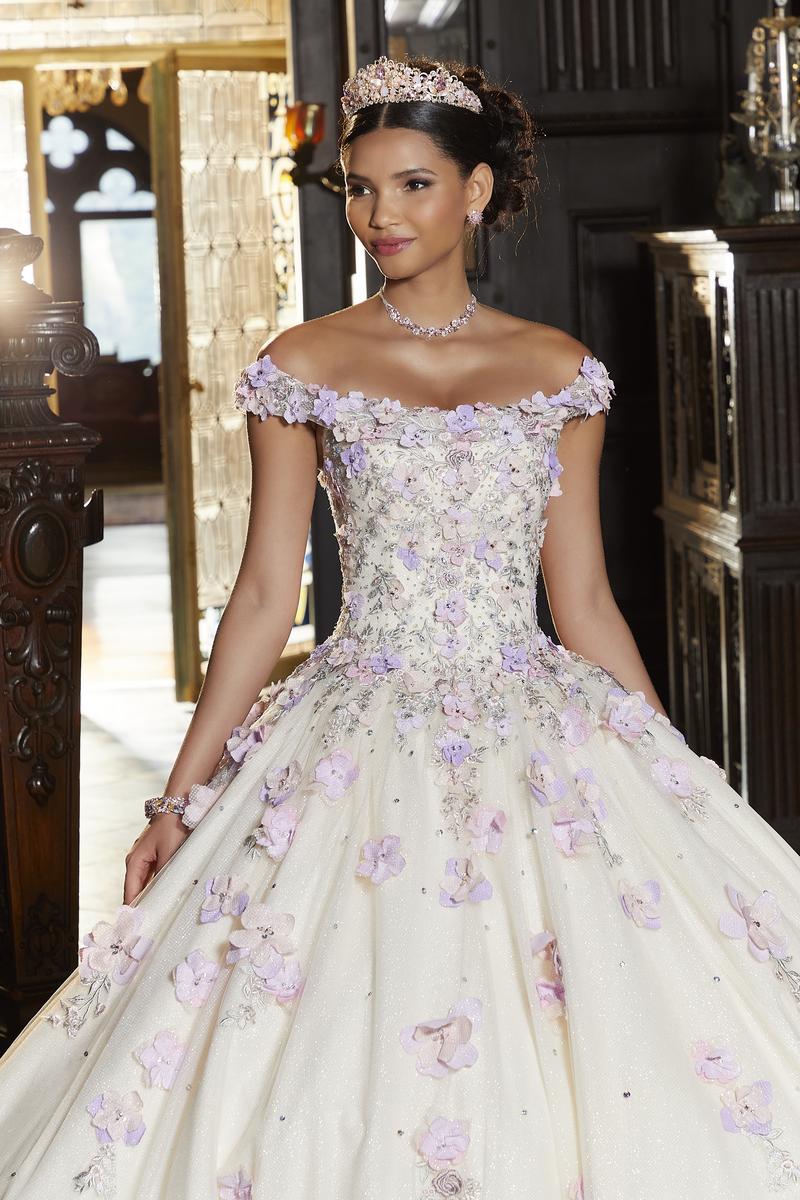 Vizcaya by Morilee Whimsical 3D Floral Quince Dress 89341 - Image 4