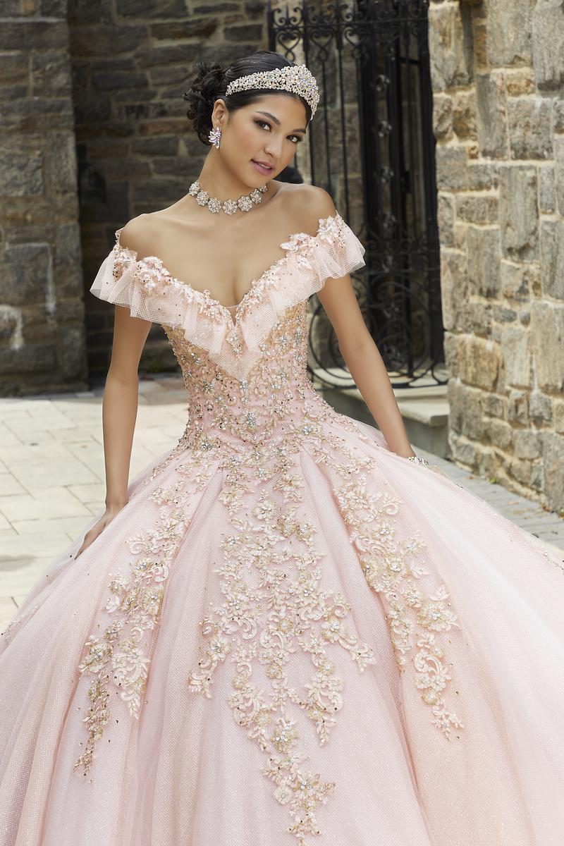 Vizcaya by Morilee Crystal Beaded Quince Dress 89342 - Image 6