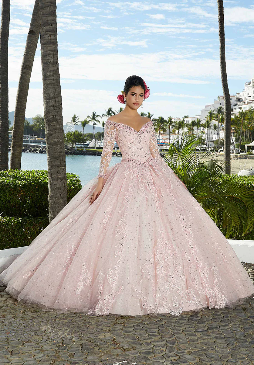 Vizcaya by Morilee Sparkle Tulle Quince Dress 89360 - Image 2
