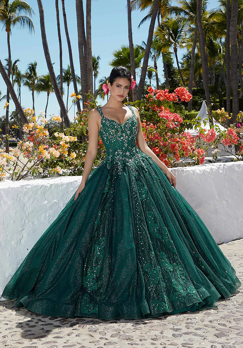 Vizcaya by Morilee Shimmering Quince Dress 89363 - Image 3