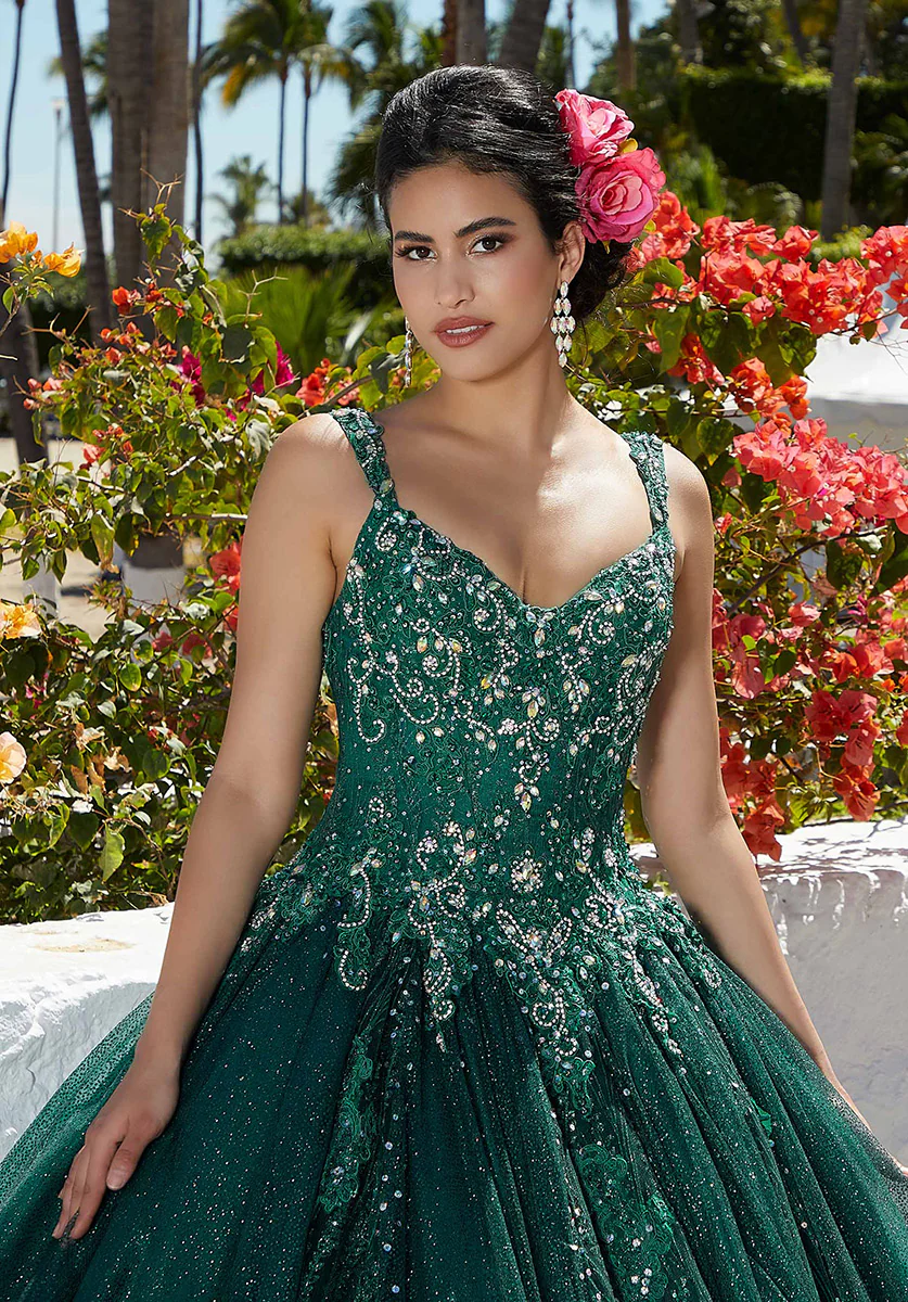 Vizcaya by Morilee Shimmering Quince Dress 89363 - Image 5