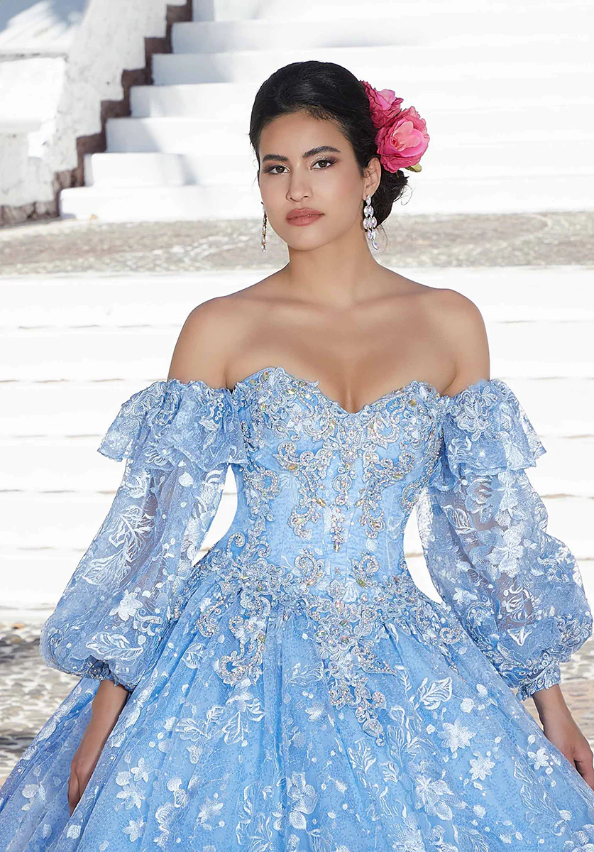 Vizcaya by Morilee Bishop Sleeve Quince Dress 89366 - Image 4