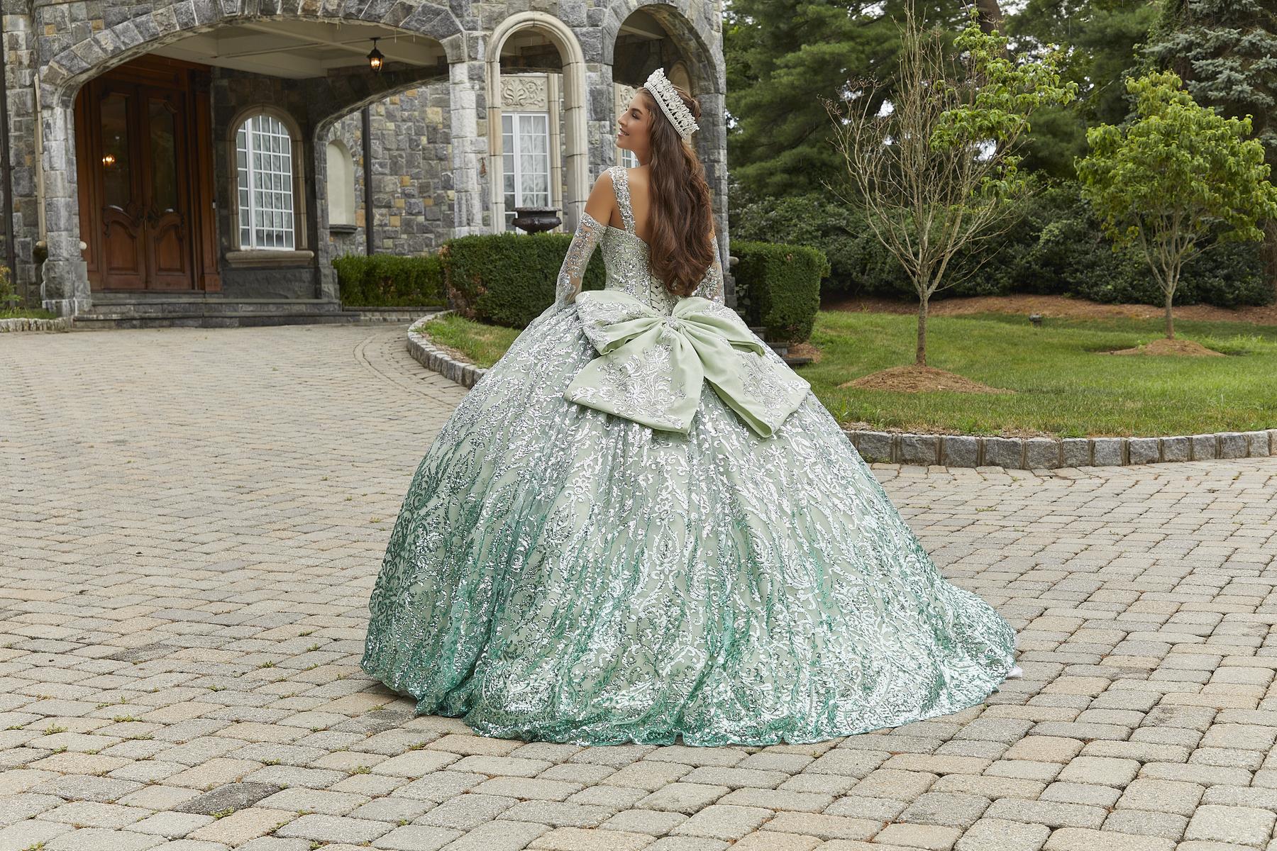 Vizcaya by Morilee Ombre Pattern Quince Dress 89401 - Image 5