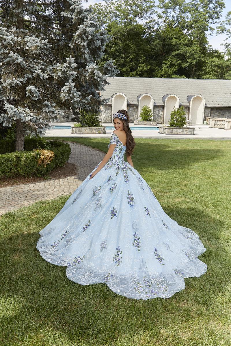 Vizcaya by Morilee Floral Embroidered Quince Dress 89405 - Image 2