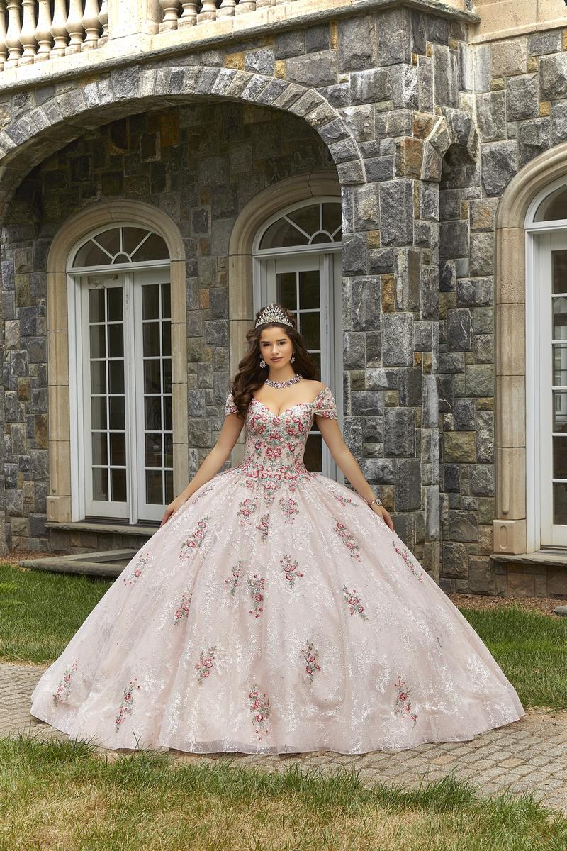 Vizcaya by Morilee Floral Embroidered Quince Dress 89405 - Image 4