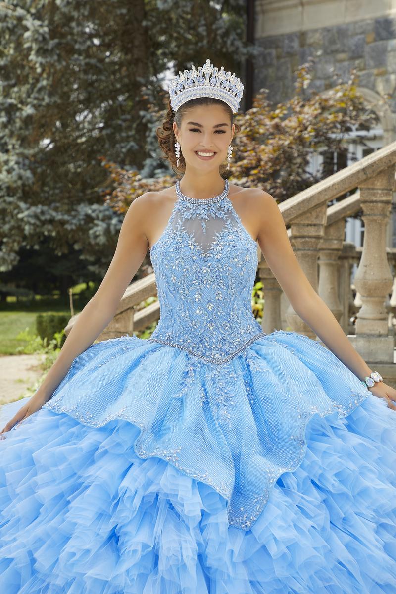 Vizcaya by Morilee High Neckline Quince Dress 89406 - Image 4