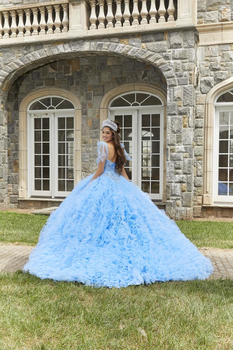 Vizcaya by Morilee Ruffle Tulle Quince Dress 89410 - Image 5