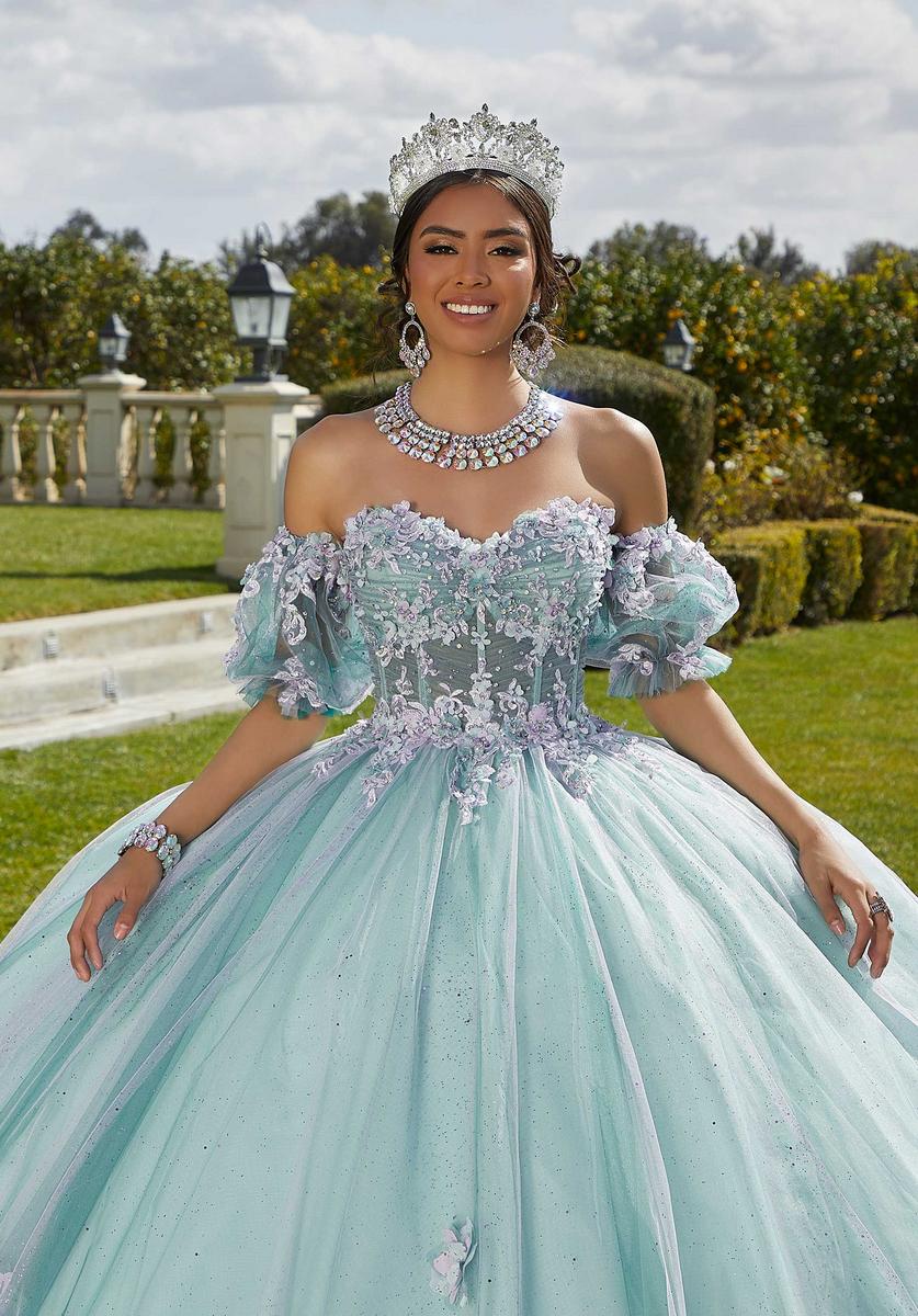 Vizcaya by Morilee Ruched Corset Quince Dress 89421 - Image 5